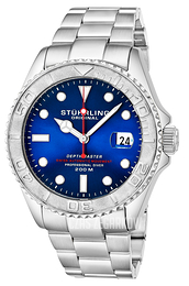 Stührling Original Aquadiver Niebieski/Stal Ø42 mm 893.03