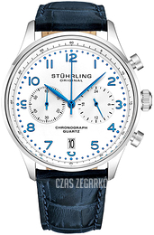 Stührling Original Gr1-Q Biały/Skóra Ø42 mm 896.01
