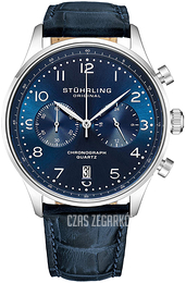 Stührling Original Gr1-Q Niebieski/Skóra Ø42 mm 896.03