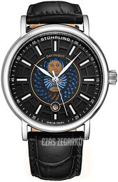 Stührling Original Duet Czarny/Skóra Ø42 mm 899.02