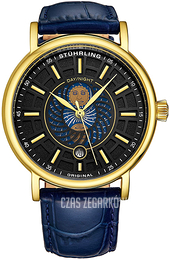 Stührling Original Duet Czarny/Skóra Ø42 mm 899.04