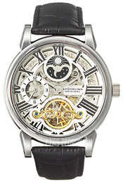 Stührling Original Srebrny/Skóra Ø45 mm 917.01