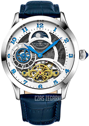 Stührling Original Radiant Srebrny/Skóra Ø44 mm 925.01