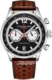 Stührling Original Monaco Czarny/Skóra Ø44 mm 933.02