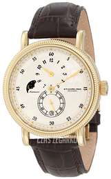 Stührling Original Srebrny/Skóra Ø41 mm 97.3335K2