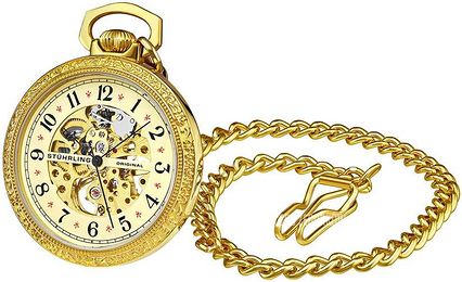 Stührling Original Consul Żółte złoto Ø48 mm 979.03