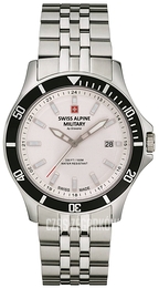 Swiss Alpine Military Challenger Biały/Stal Ø42 mm 7022.1132