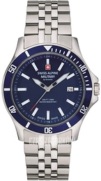 Swiss Alpine Military Alpine by Grovana Niebieski/Stal Ø42 mm 7022.1135