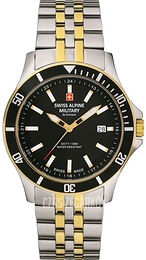 Swiss Alpine Military Alpine by Grovana Czarny/Stal Ø42 mm 7022.1147