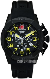 Swiss Alpine Military Tornado Chrono Czarny/Plastik Ø45 mm 7063.9874