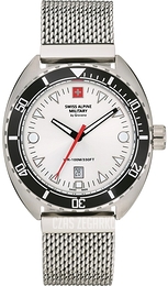 Swiss Alpine Military Alpine by Grovana Srebrny/Stal Ø44 mm 7066.1132