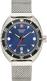 Swiss Alpine Military Alpine by Grovana Niebieski/Stal Ø44 mm 7066.1135