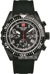 Swiss Alpine Military Alpine by Grovana Czarny/Plastik Ø45 mm 7076.9877