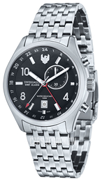 Swiss Eagle Mission Czarny/Stal Ø43 mm SE-9060-11