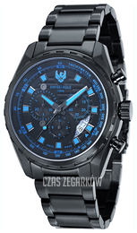Swiss Eagle Engineer Czarny/Stal Ø47 mm SE-9062-88