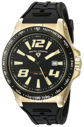 Swiss Legend Sprint Racer Czarny/Guma Ø46 mm 10043-YG-01-BB