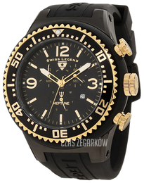 Swiss Legend Neptune Czarny/Guma Ø52 mm 11812P-BB-01-GA