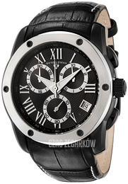 Swiss Legend Traveler Czarny/Skóra Ø46 mm SL-10005-BB-01