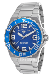 Swiss Legend Expedition Niebieski/Stal Ø46 mm SL-10008-33