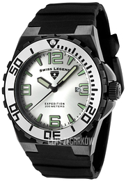 Swiss Legend Expedition Srebrny/Guma Ø46 mm SL-10008-BB-02S-SB