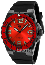 Swiss Legend Expedition Czerwony/Guma Ø46 mm SL-10008-BB-05-RB