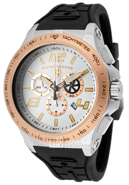 Swiss Legend Sprint Racer Biały/Guma Ø46 mm SL-10040-02S-RB