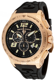 Swiss Legend Sprint Racer Czarny/Guma Ø46 mm SL-10040-RG-01