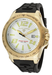 Swiss Legend Sprint Racer Biały/Guma Ø47 mm SL-10043-YG-02S