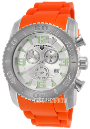 Swiss Legend Commander Srebrny/Guma Ø47 mm SL-10067-02S-ORS
