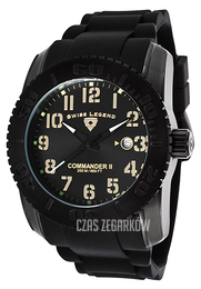 Swiss Legend Commander Czarny/Guma Ø47 mm SL-10068-BB-01-GA
