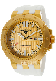 Swiss Legend Challenger Zloty/Guma Ø50 mm SL-10126-YG-010-WHT