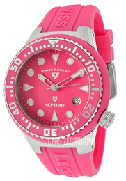 Swiss Legend Neptune Różowy/Guma Ø44 mm SL-11044D-015
