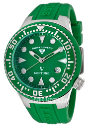 Swiss Legend Neptune Zielony/Guma Ø44 mm SL-11044D-08