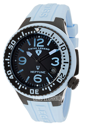 Swiss Legend Neptune Czarny/Guma Ø44 mm SL-11044P-BB-01-BBLB