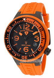 Swiss Legend Neptune Czarny/Guma Ø44 mm SL-11044P-BB-01-OBS