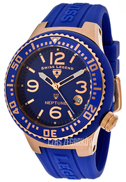 Swiss Legend Neptune Niebieski/Guma Ø44 mm SL-11044P-RG-03