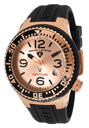 Swiss Legend Neptune Zloty/Guma Ø44 mm SL-11044P-RG-09-RSB