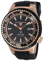 Swiss Legend Neptune Czarny/Guma Ø52 mm SL-11818A-RG-01-RA