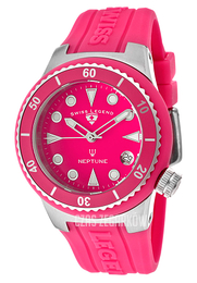 Swiss Legend Neptune Różowy/Guma Ø40 mm SL-11840D-015
