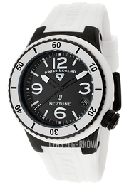 Swiss Legend Neptune Czarny/Guma Ø40 mm SL-11840P-BB-01-WHT