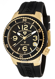 Swiss Legend Neptune Czarny/Guma Ø40 mm SL-11840P-YG-01