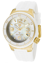Swiss Legend Neptune Biały/Guma Ø40 mm SL-11840P-YG-02-MOP