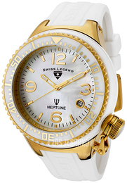 Swiss Legend Neptune Biały/Guma Ø44 mm SL-11844-WWGA-SD