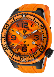 Swiss Legend Neptune Pomarańczowy/Guma Ø52 mm SL-11852C-BB-06