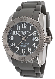 Swiss Legend Commander Szary/Guma Ø46 mm SL-11876A-TI-014-W