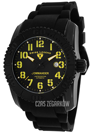 Swiss Legend Commander Czarny/Guma Ø46 mm SL-11876A-TIB-01-YA-W