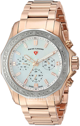 Swiss Legend Islander Biały/Stal w kolorze różowego złota Ø40 mm SL-16201SM-RG-22-SB