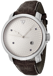 Swiss Legend Planetimer Srebrny/Skóra Ø43 mm SL-20028-02-ABR22C