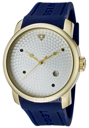 Swiss Legend Planetimer Srebrny/Guma Ø43 mm SL-20028-YG-02S-BL