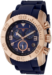 Swiss Legend Commander Niebieski/Guma Ø46 mm SL-20065-RG-03